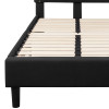 Flash Furniture Brighton Twin Platform Bed-Black, Model# SL-BK4-T-BK-GG 7