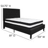 Flash Furniture Roxbury Full Platform Bed Set-Black, Model# SL-BM-22-GG 3