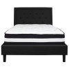 Flash Furniture Roxbury Full Platform Bed Set-Black, Model# SL-BM-22-GG 4