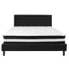 Flash Furniture Roxbury King Platform Bed Set-Black, Model# SL-BM-24-GG 4