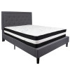Flash Furniture Roxbury Queen Platform Bed Set-Gray, Model# SL-BM-31-GG
