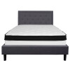 Flash Furniture Roxbury Queen Platform Bed Set-Gray, Model# SL-BM-31-GG 4