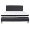 Flash Furniture Roxbury King Platform Bed Set-Gray, Model# SL-BM-32-GG 4