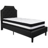 Flash Furniture Brighton Twin Platform Bed Set-Black, Model# SL-BM-5-GG