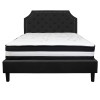 Flash Furniture Brighton Queen Platform Bed Set-Black, Model# SL-BM-7-GG 4