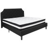 Flash Furniture Brighton King Platform Bed Set-Black, Model# SL-BM-8-GG