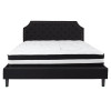 Flash Furniture Brighton King Platform Bed Set-Black, Model# SL-BM-8-GG 4