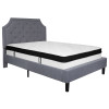 Flash Furniture Brighton Full Platform Bed Set-Gray, Model# SL-BMF-10-GG