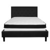 Flash Furniture Roxbury Queen Platform Bed Set-Black, Model# SL-BMF-23-GG 4
