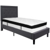 Flash Furniture Roxbury Twin Platform Bed Set-Gray, Model# SL-BMF-29-GG