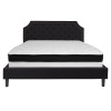 Flash Furniture Brighton King Platform Bed Set-Black, Model# SL-BMF-8-GG 4