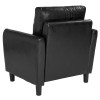 Flash Furniture Candler Park Black Leather Chair, Model# SL-SF919-1-BLK-GG 2