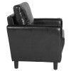 Flash Furniture Candler Park Black Leather Chair, Model# SL-SF919-1-BLK-GG 3