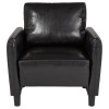 Flash Furniture Candler Park Black Leather Chair, Model# SL-SF919-1-BLK-GG 4