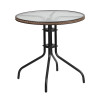 Flash Furniture 28RD Brown Table Set w/Rattan, Model# TLH-087RD-037BN4-GG 6