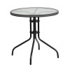 Flash Furniture 28RD Gray Table Set w/Rattan, Model# TLH-087RD-037GY2-GG 6