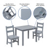 Flash Furniture Kids Gray Table & 2 Chair Set, Model# TW-WTCS-1001-GRY-GG 3