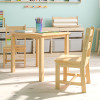 Flash Furniture Kids Natural Table & Chair Set, Model# TW-WTCS-1001-NAT-GG 7