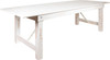 Flash Furniture HERCULES Series 9'x40" White Farm Table, Model# XA-F-108X40-WH-GG