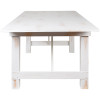 Flash Furniture HERCULES Series 7'x40" White Farm Table, Model# XA-F-84X40-WH-GG 6