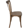 Flash Furniture Light Brown X-Back Chair, Model# X-BACK-LB 3