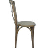 Flash Furniture Medium Wood Grain X-Back Chair, Model# X-BACK-MEDWHT 3