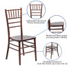 Flash Furniture HERCULES Series Fruitwood Chiavari Chair, Model# XS-FRUIT-GG 3