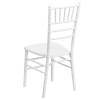 Flash Furniture HERCULES Series White Wood Chiavari Chair, Model# XS-WHITE-GG 5