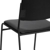 Flash Furniture HERCULES Series Black Vinyl Stack Chair, Model# XU-8700-BLK-B-VYL-30-GG 6