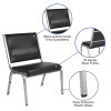 Flash Furniture HERCULES Series Black Vinyl Bariatric Chair, Model# XU-DG-60442-660-1-BV-GG 3