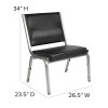 Flash Furniture HERCULES Series Black Vinyl Bariatric Chair, Model# XU-DG-60442-660-1-BV-GG 4