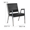 Flash Furniture HERCULES Series Black Vinyl Bariatric Armchair, Model# XU-DG-60443-670-1-BK-VY-GG 4
