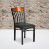 Flash Furniture Eclipse Series Bk/Chy Vert Chair-Black Seat, Model# XU-DG-60618-CHY-BLKV-GG 2
