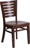 Flash Furniture Darby Series Walnut Wood Dining Chair, Model# XU-DG-W0108-WAL-WAL-GG