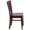 Flash Furniture Darby Series Walnut Wood Dining Chair, Model# XU-DG-W0108-WAL-WAL-GG 3