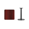 Flash Furniture 24SQ MA Laminate Table-RD Base, Model# XU-MAHTB-2424-TR18-GG 2