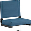 Flash Furniture Grandstand Comfort Seats by Flash Teal Stadium Chair, Model# XU-STA-GN-GG
