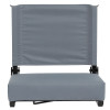 Flash Furniture Grandstand Comfort Seats by Flash Gray Stadium Chair, Model# XU-STA-GY-GG 7