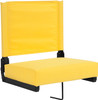 Flash Furniture Grandstand Comfort Seats by Flash Yellow Stadium Chair, Model# XU-STA-YL-GG