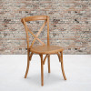 Flash Furniture HERCULES Series Oak Cross Back Chair, Model# XU-X-OAK-GG 2