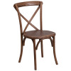 Flash Furniture HERCULES Series Pecan Cross Back Chair, Model# XU-X-PEC-GG