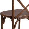 Flash Furniture HERCULES Series Pecan Cross Back Chair, Model# XU-X-PEC-GG 6