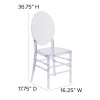 Flash Furniture Flash Elegance Crystal Ice Florence Chair, Model# Y-3-GG 4