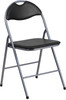 Flash Furniture HERCULES Series Black Vinyl Folding Chair, Model# YB-YJ806H-GG