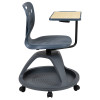 Flash Furniture Mobile Desk Chair - Dark Gray, Model# YU-YCX-019-DG-GG 7