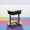 Flash Furniture Grey Open Front Desk, Model# YU-YCY-046-GG 2