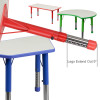 Flash Furniture Green Preschool Activity Table, Model# YU-YCY-060-RECT-TBL-GREEN-GG 5