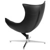 Flash Furniture Black Leather Cocoon Chair, Model# ZB-31-GG 3
