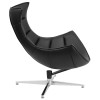Flash Furniture Black Leather Cocoon Chair, Model# ZB-31-GG 4