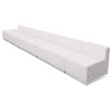 Flash Furniture HERCULES Alon Series White Leather Recep Set, 6 PC, Model# ZB-803-490-SET-WH-GG